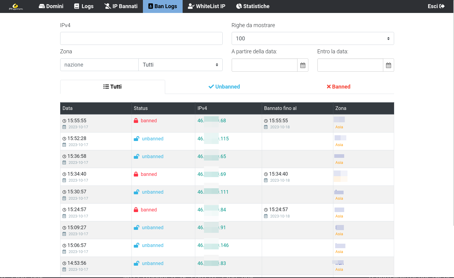 Migrazione da Zimbra a Phamm