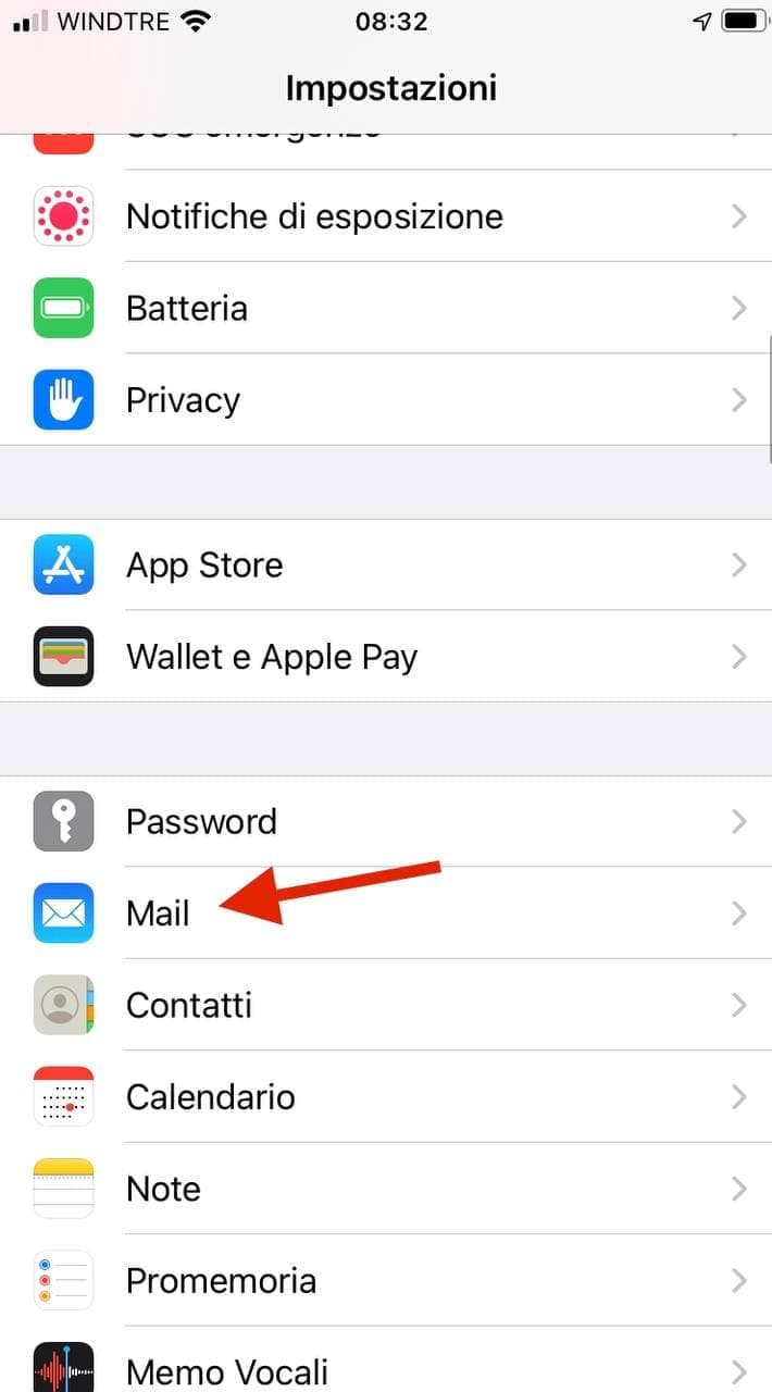 Configurare e-mail su Apple iPhone o iPad