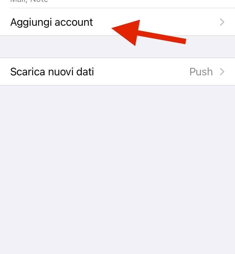 Configurare e-mail su Apple iPhone o iPad