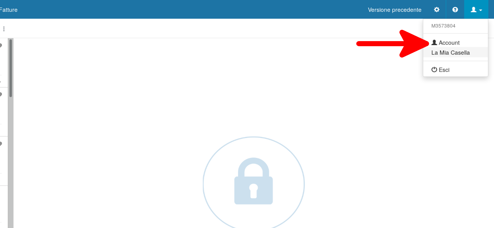 Cambiare password all'account PEC