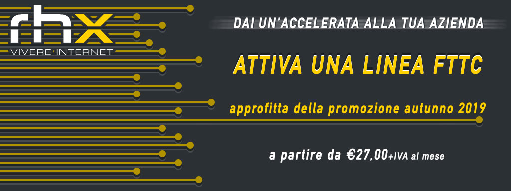 Promozione per le nuove connessioni FTTC!