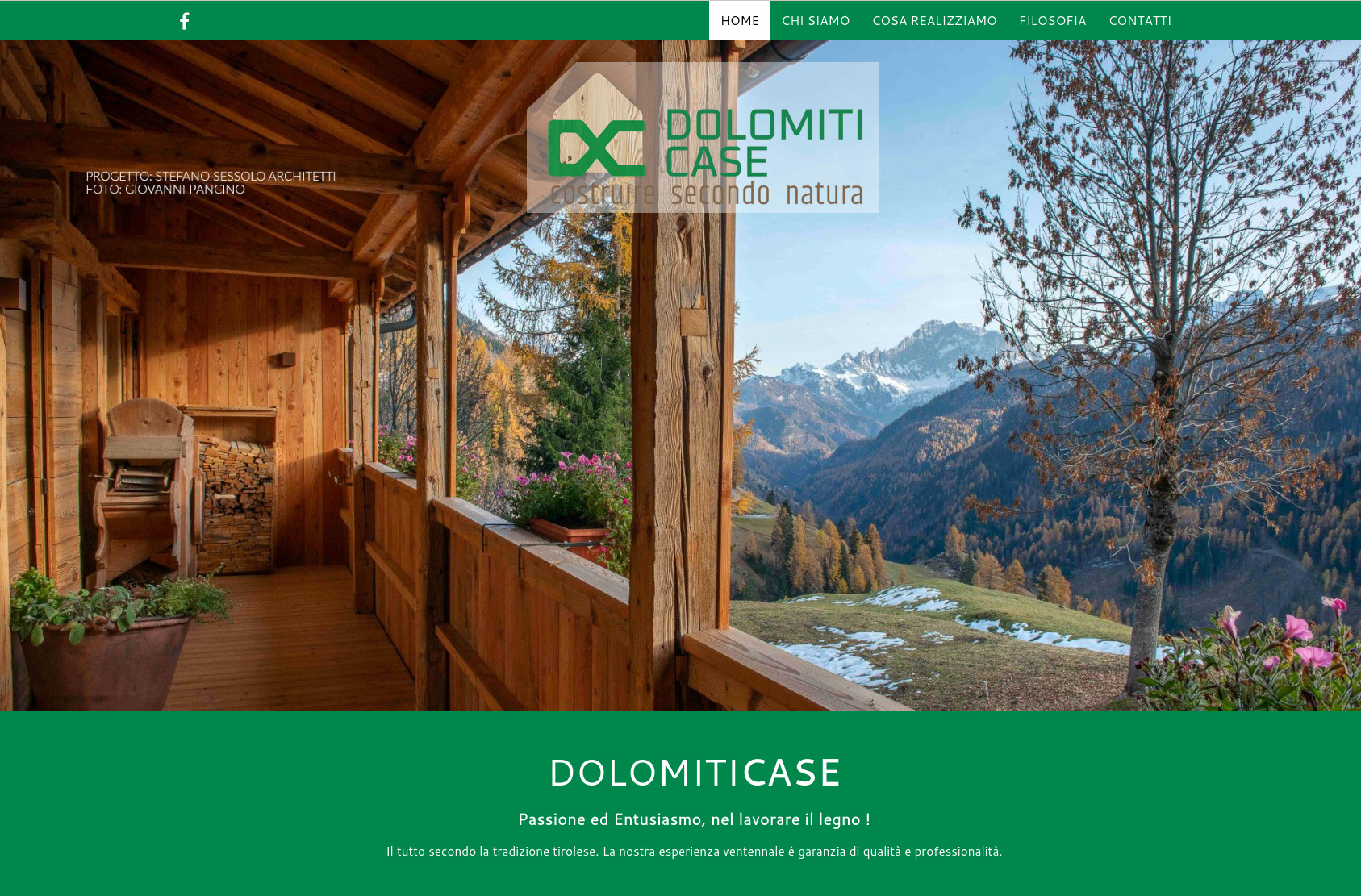 Nuovo sito web Dolomiti Case